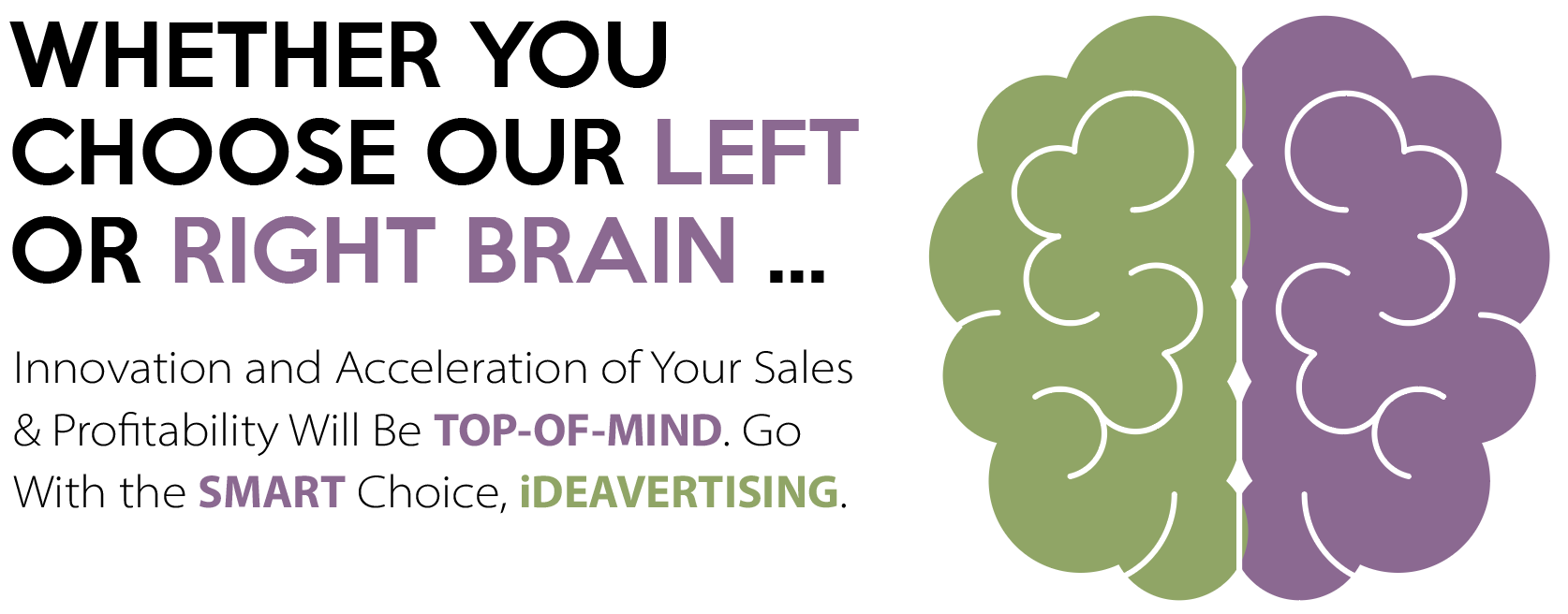 LEFT BRAIN, RIGHT BRAIN Choice LEFT BRAIN, RIGHT BRAIN Choice